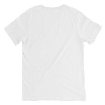 Camiseta de manga corta y cuello de pico unisex